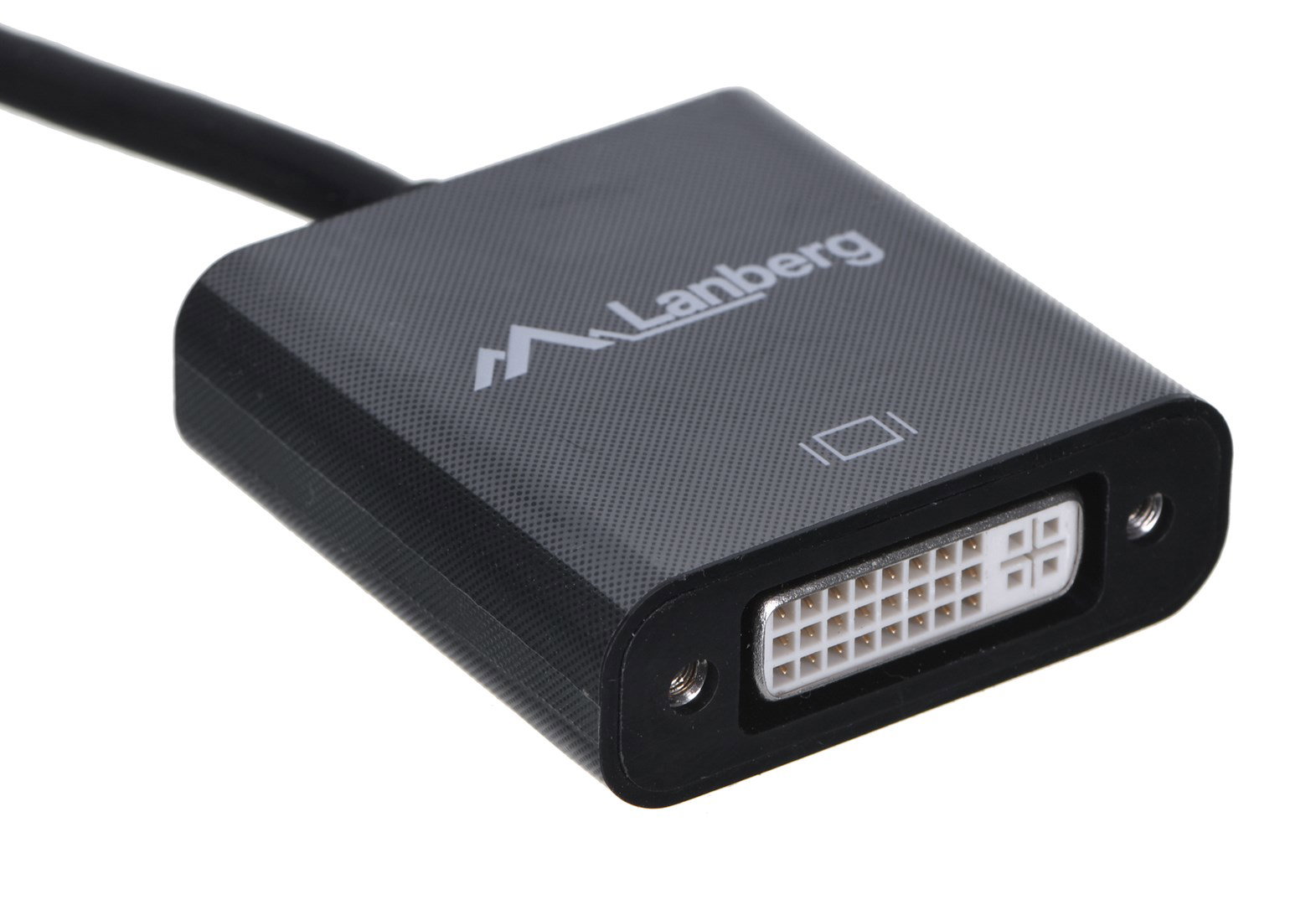 Lanberg AD-0007-BK video cable adapter 0.1 m DisplayPort DVI-D Black