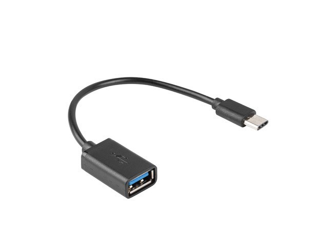 Lanberg AD-OTG-UC-01 USB cable USB 2.0 0.15 m USB A USB C Black