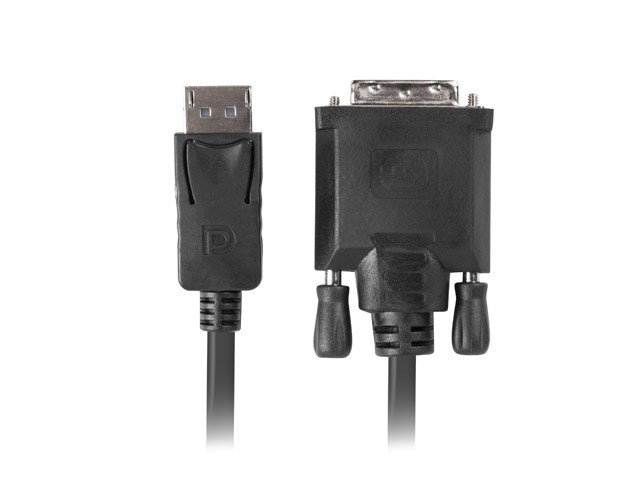 Lanberg CA-DPDV-10CU-0018-BK video cable adapter 1.8 m DisplayPort DVI-D Black