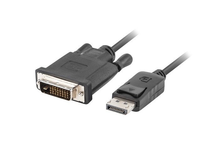 Lanberg CA-DPDV-10CU-0018-BK video cable adapter 1.8 m DisplayPort DVI-D Black