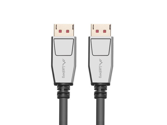 Lanberg CA-DPDP-20CU-0018-BK DisplayPort cable 20 PIN V1.4 1.8m 8K