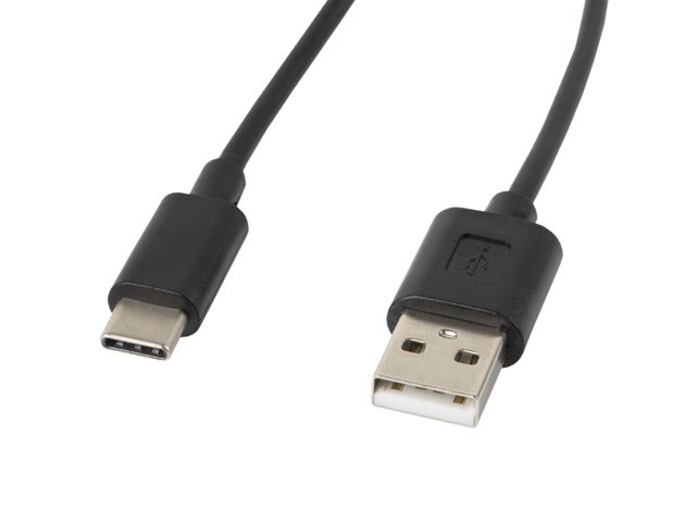 Lanberg CA-USBO-10CC-0018-BK USB cable USB 2.0 1.8 m USB A USB C Black