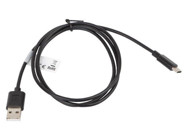 LANBERG USB CABLE 2.0 TYPE-C(M)-AM 1M, BLACK