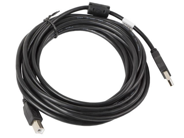 Lanberg CA-USBA-11CC-0050-BK USB cable USB 2.0 5 m USB B Black