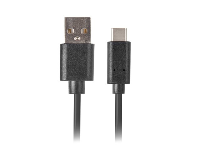 Lanberg CA-USBO-10CU-0005-BK USB cable USB 2.0 0.5 m USB A USB C Black
