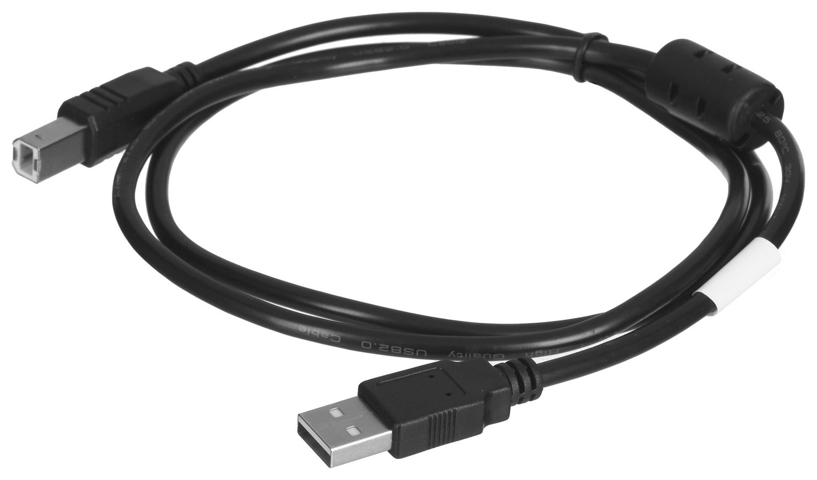 Lanberg CA-USBA-11CC-0010-BK USB cable 1 m 2.0 USB B Black