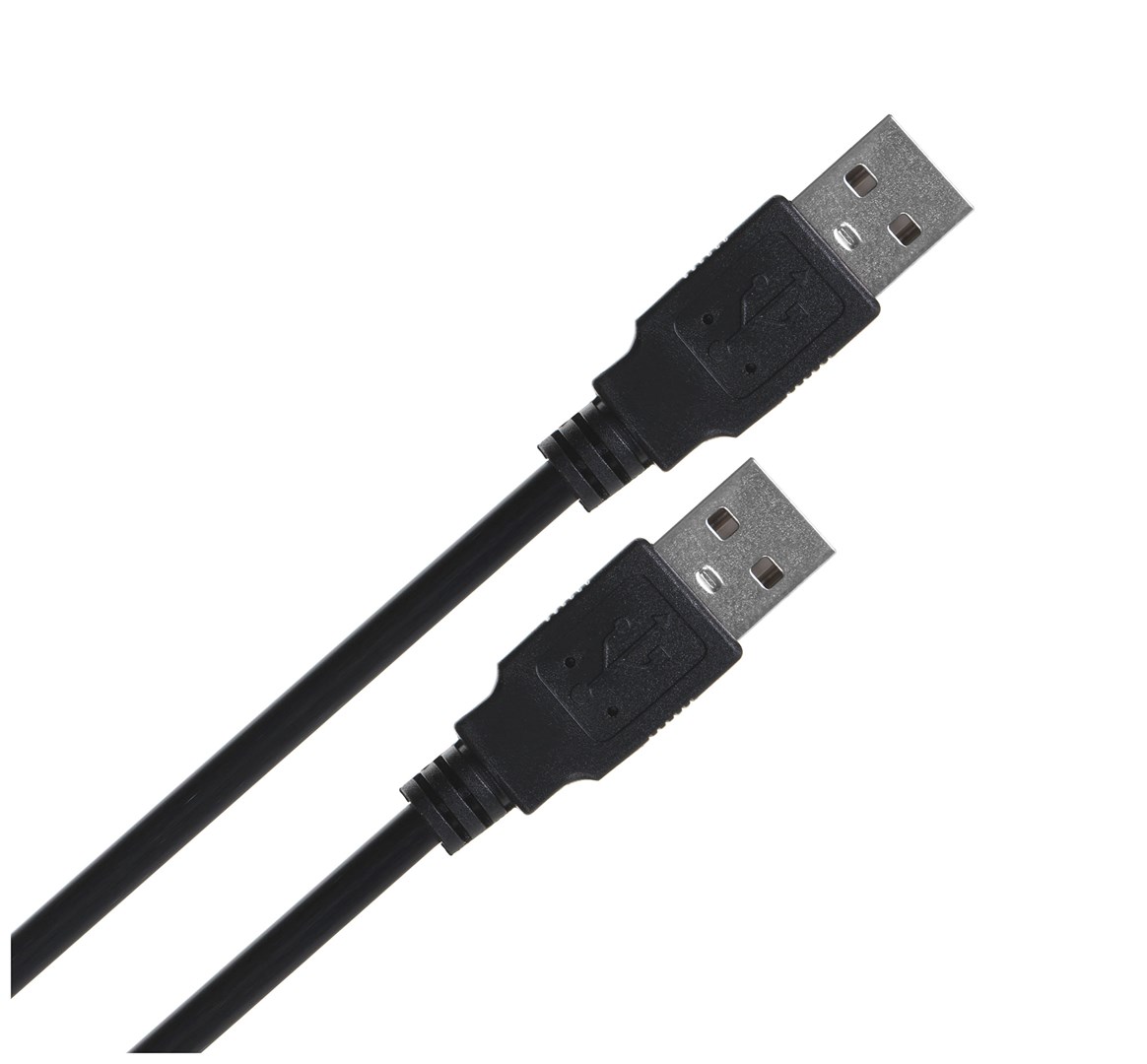 Lanberg CA-USBA-20CU-0010-BK USB cable 1m 2.0 USB A Black