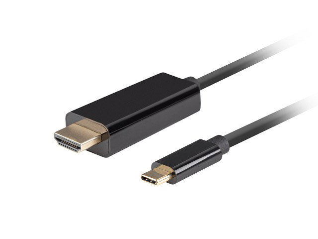 LANBERG CABLE USB-C(M)->HDMI(M) 3M 4K 60HZ BLACK