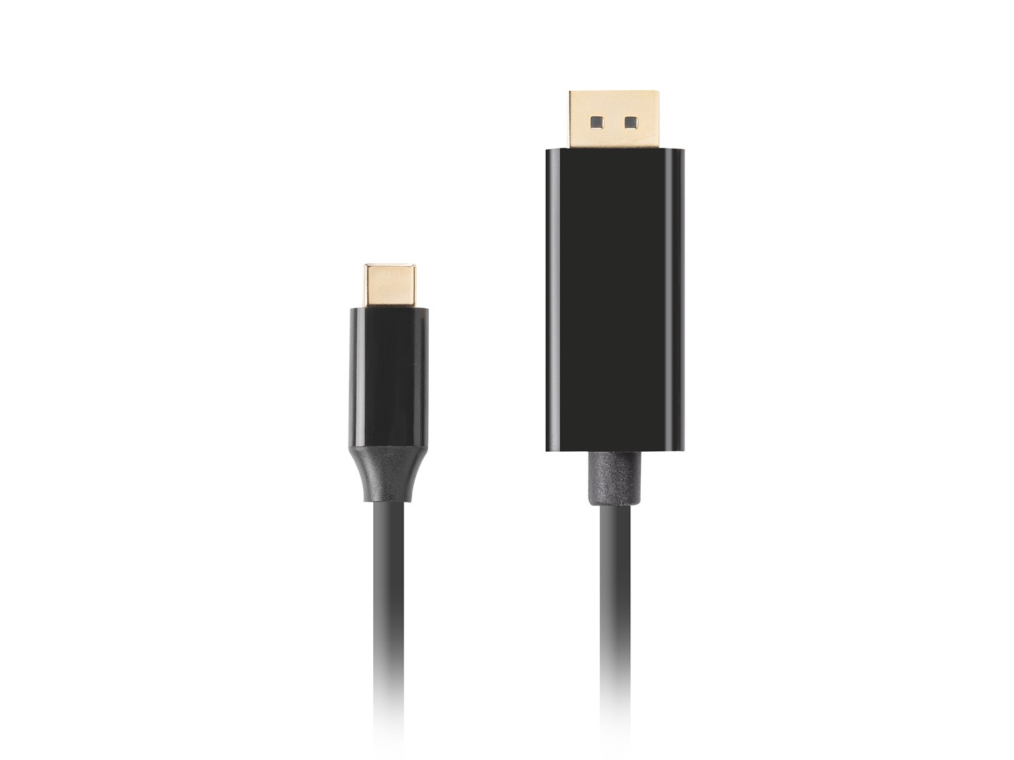 Lanberg CA-CMDP-10CU-0010-BK video cable adapter 1 m USB Type-C DisplayPort Black