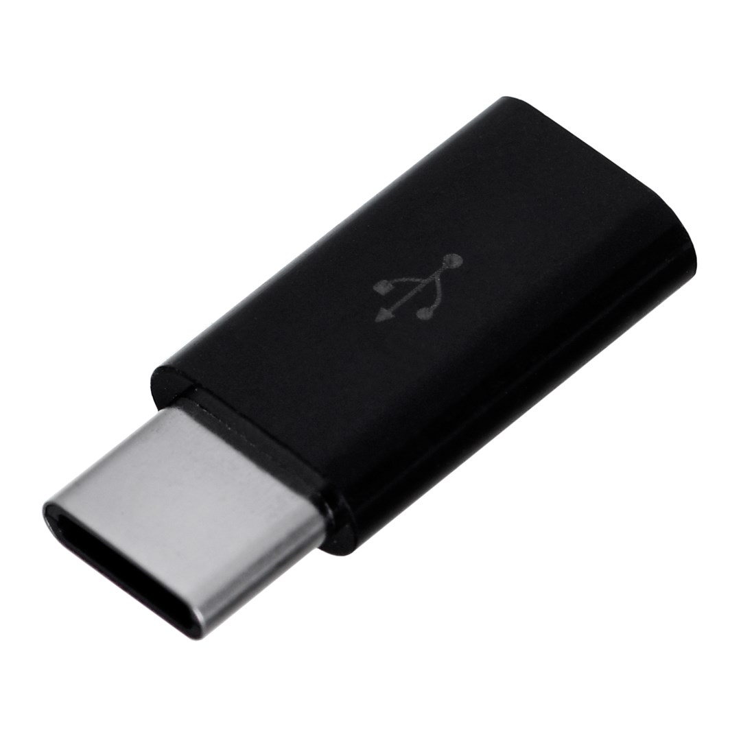 Savio AK-31 B cable interface/gender adapter Micro USB USB 3.1 Typ C Black