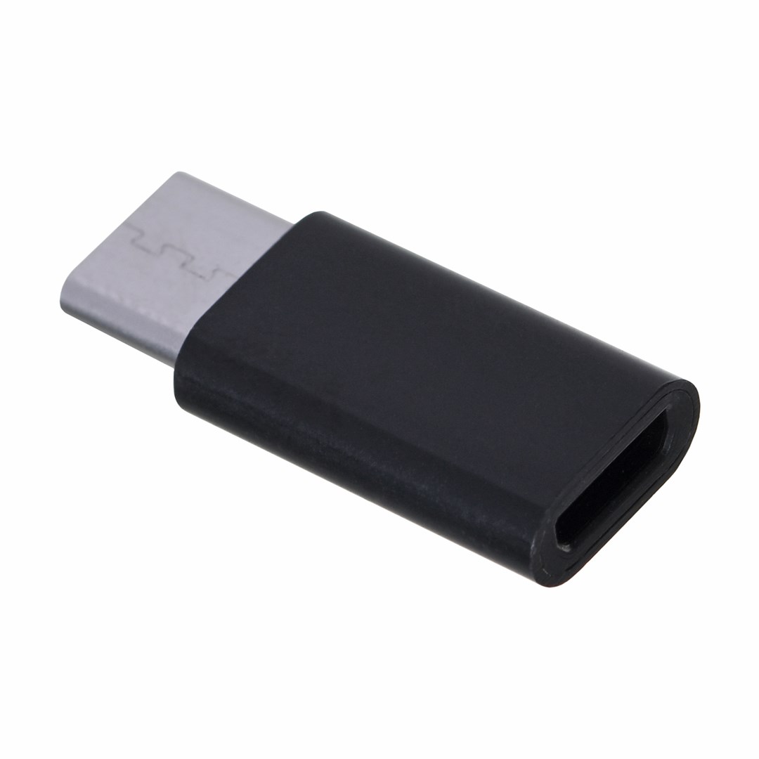 Savio AK-31 B cable interface/gender adapter Micro USB USB 3.1 Typ C Black