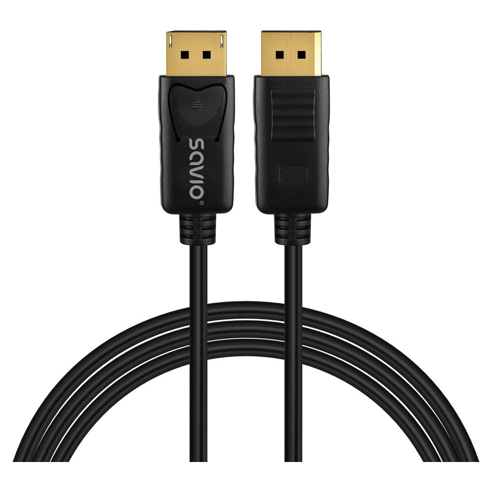 Savio CL-205 DisplayPort cable 2 m Black