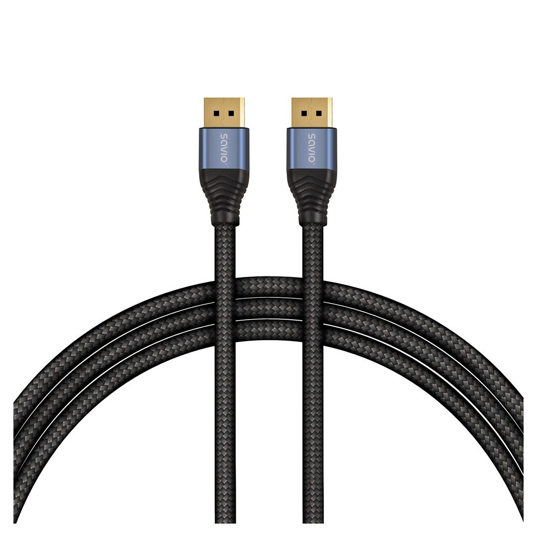 Savio CL-209 DisplayPort cable 1 m Black