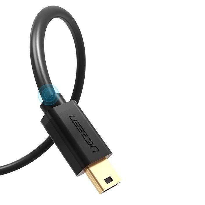 Ugreen USB cable - mini USB 480 Mbps 3 m US132 (black)