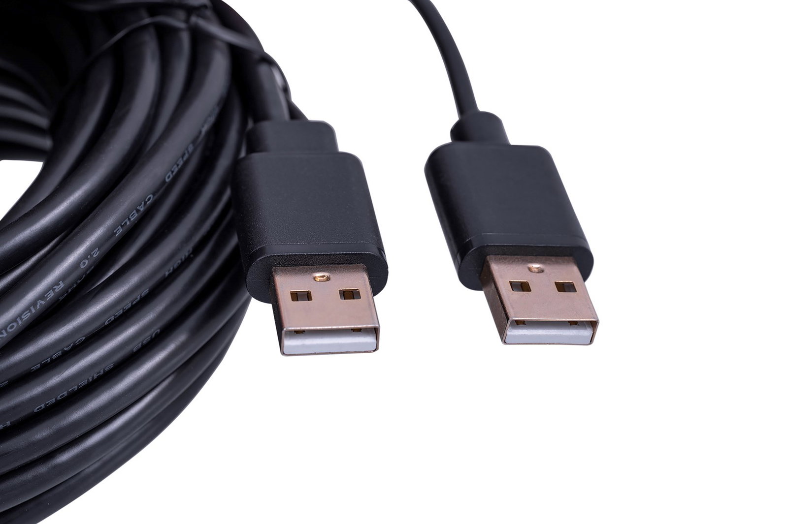 UNITEK Y-278 USB cable USB 2.0 10 m 2 x USB A USB A Black