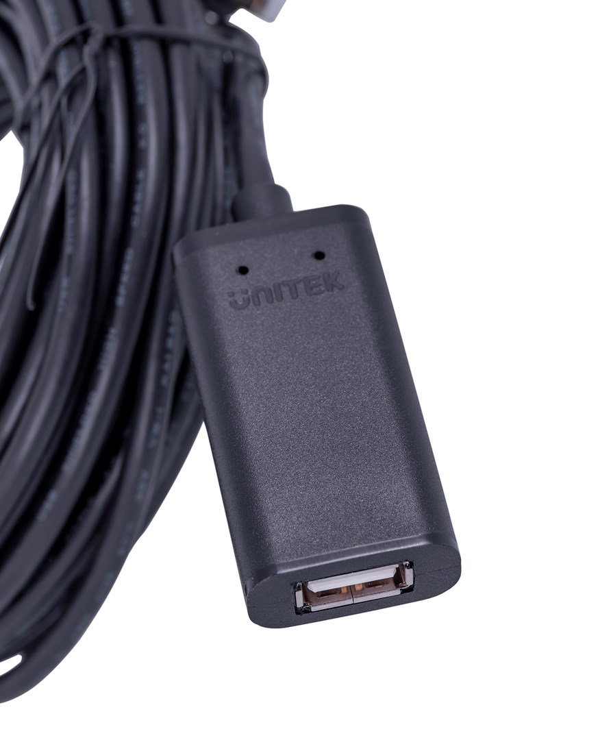 UNITEK Y-278 USB cable USB 2.0 10 m 2 x USB A USB A Black