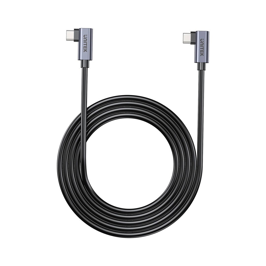 UNITEK C14147ABK01-0.5M - USB C 90/90 PD 100W M/M 1M