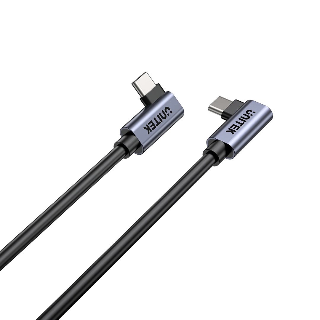 UNITEK C14147ABK01-0.5M - USB C 90/90 PD 100W M/M 1M