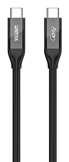 UNITEK C14100ABK01-2M USB cable USB4 Gen 2x2 USB C 40 Gbit/s 240 W Black