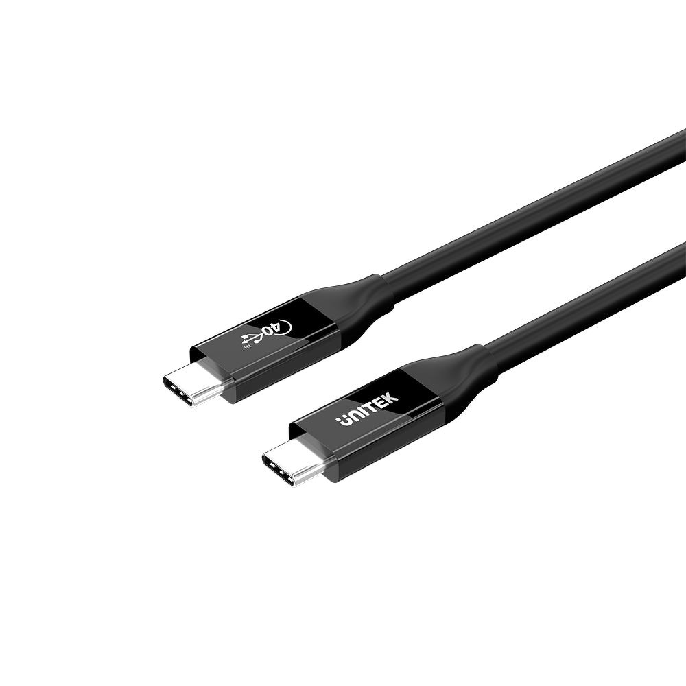 UNITEK C14100ABK01-2M USB cable USB4 Gen 2x2 USB C 40 Gbit/s 240 W Black