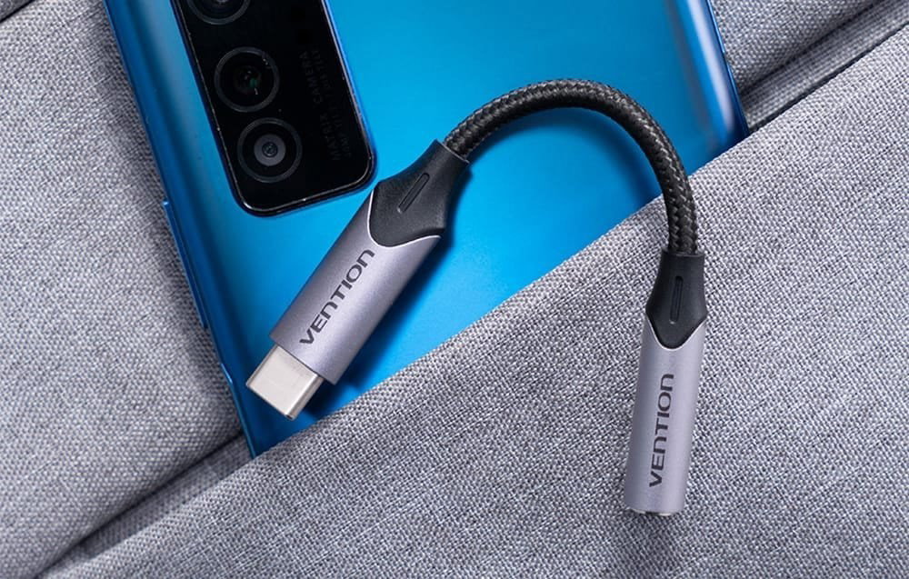 Vention USB-C to 3.5 mm DAC audio adapter, 1 m