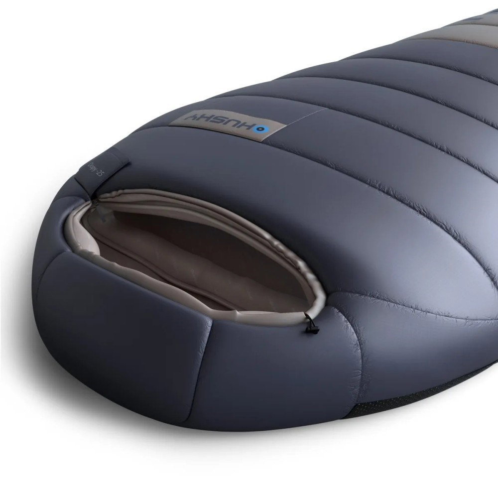 Husky DOPY Down Sleeping Bag -25 C, 85 220 cm, 1.69 kg, Blue-Grey