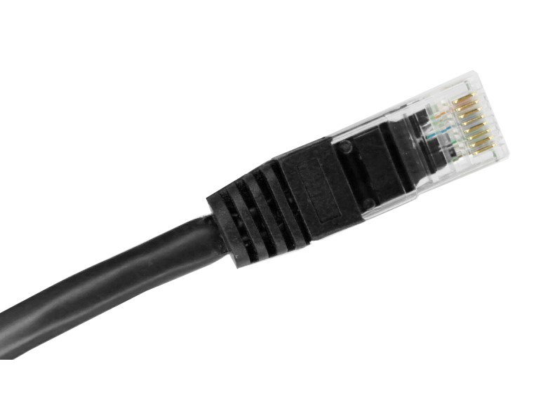 Alantec KKU5CZA1 networking cable Black 0.25 m Cat5e U/UTP (UTP)