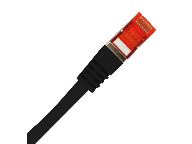 AVIZIO KKS6CZA1.0 networking cable Black 1 m Cat6 F/UTP (FTP)