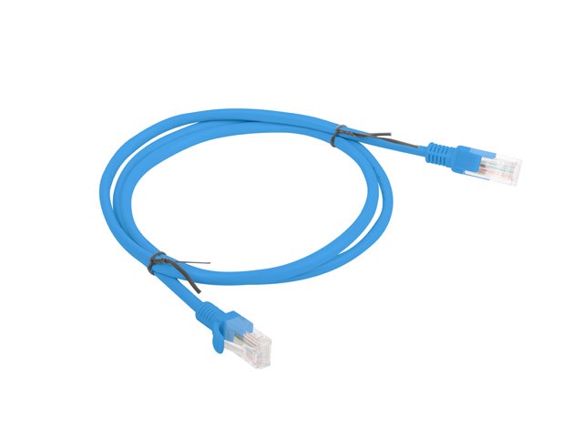 Lanberg Patchcord RJ45, Cat. 5e, UTP, 1m, Blue