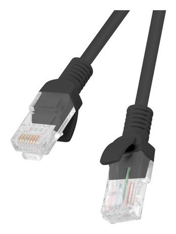 Lanberg PCU6-10CC-0025-BK networking cable Black 0.25 m Cat6 U/UTP (UTP)