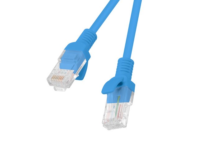 Lanberg PCU6-10CC-0025-B networking cable 0.25 m Cat6 U/UTP (UTP) Blue