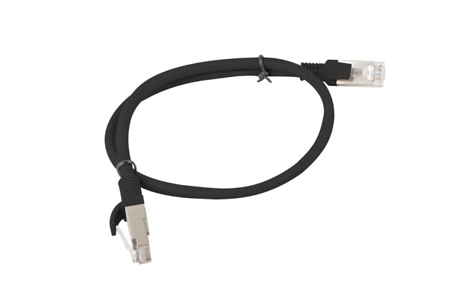Lanberg PCU6-10CC-0050-BK networking cable 0.5 m Cat6 U/UTP (UTP) black