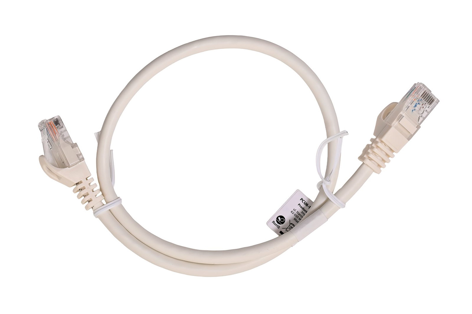 Lanberg PCU6-10CC-0050-W networking cable White 0.5 m Cat6 U/UTP (UTP)