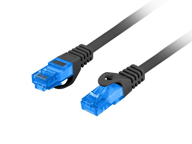 LANBERG PATCHCORD S/FTP CAT.6A 3M BLACK LSZH