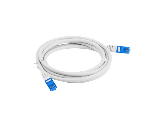 LANBERG PATCHCORD S/FTP CAT.6A 3M GRAY LSZH