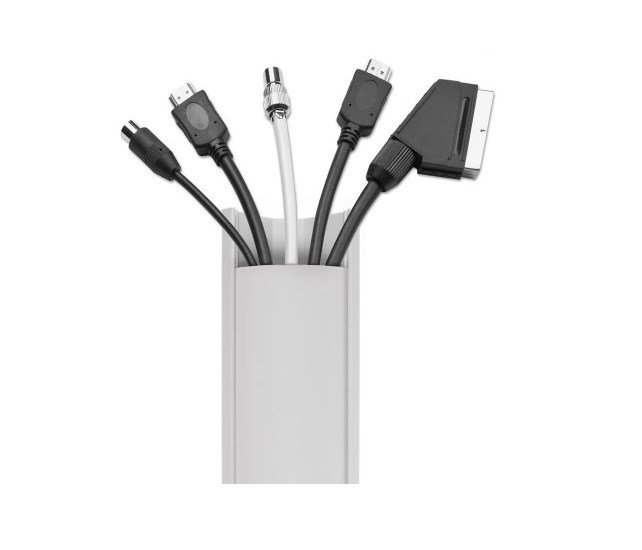 Maclean MCTV-575 cable organizer Floor Cable flex tube White 1 pc(s)