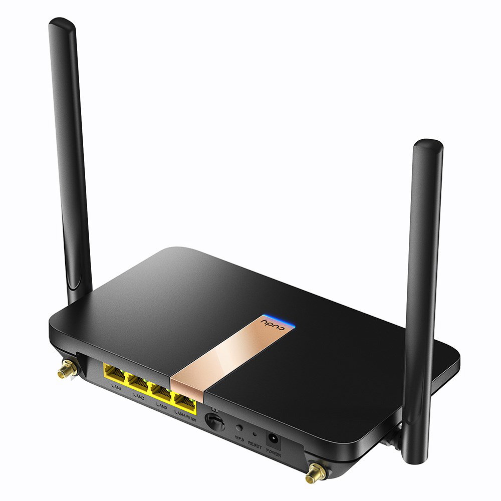 Cudy LT500D wireless router Fast Ethernet Dual-band (2.4 GHz 5 GHz) 4G Black