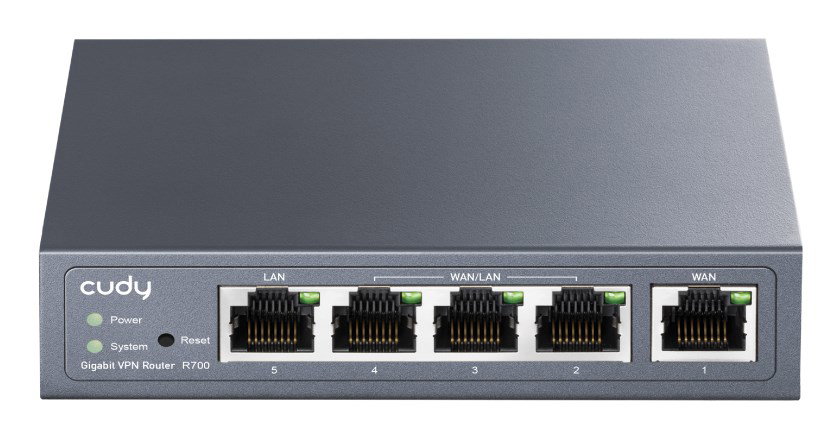 Cudy Gigabit Multi-WAN VPN Router wired router Fast Ethernet, Gigabit Ethernet Grey