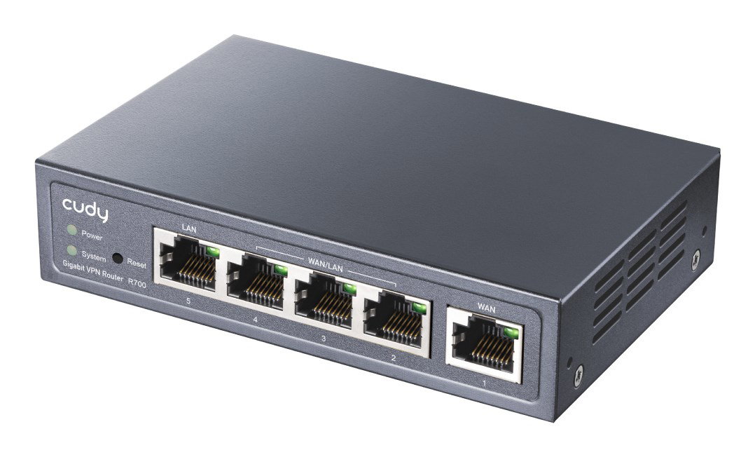 Cudy Gigabit Multi-WAN VPN Router wired router Fast Ethernet, Gigabit Ethernet Grey