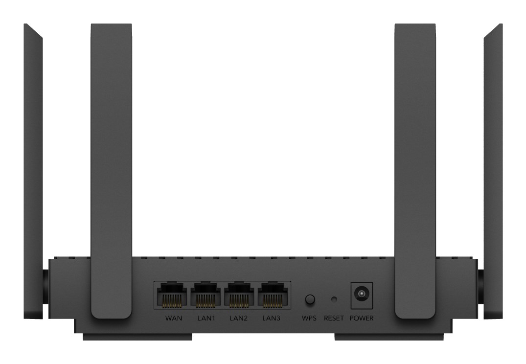 Cudy WR3000 wireless router Gigabit Ethernet Dual-band (2.4 GHz 5 GHz) Black