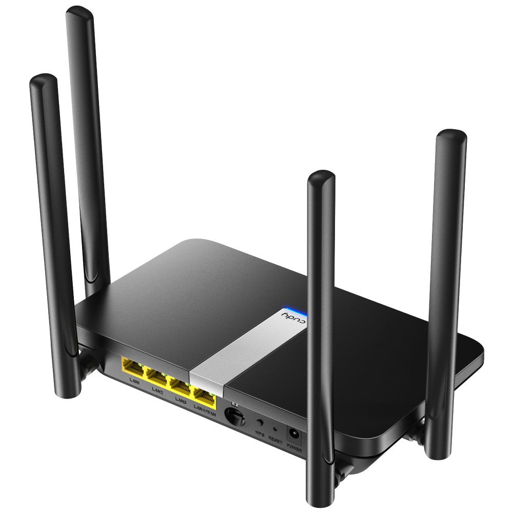Cudy LT500 wireless router Fast Ethernet Dual-band (2.4 GHz 5 GHz) 4G Black