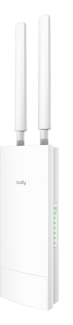Cudy Indoor/Outdoor 4G Cat 6 AC1200 Wi-Fi Router, LT700 Outdoor 1.0 wireless router Gigabit Ethernet Dual-band (2.4 GHz 5 GHz) White