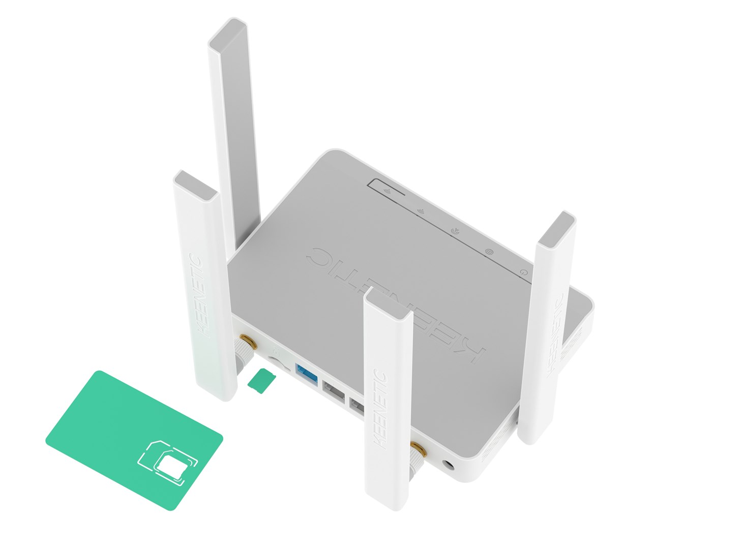 Keenetic Explorer 4G (KN-4910) AC1200 Mesh Wi-Fi 5 4G Modem Router with a 4-Port Smart Switch