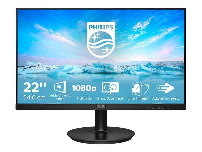 PHILIPS 221V8A/00 Monitor 21.5inch FHD 75Hz 4ms