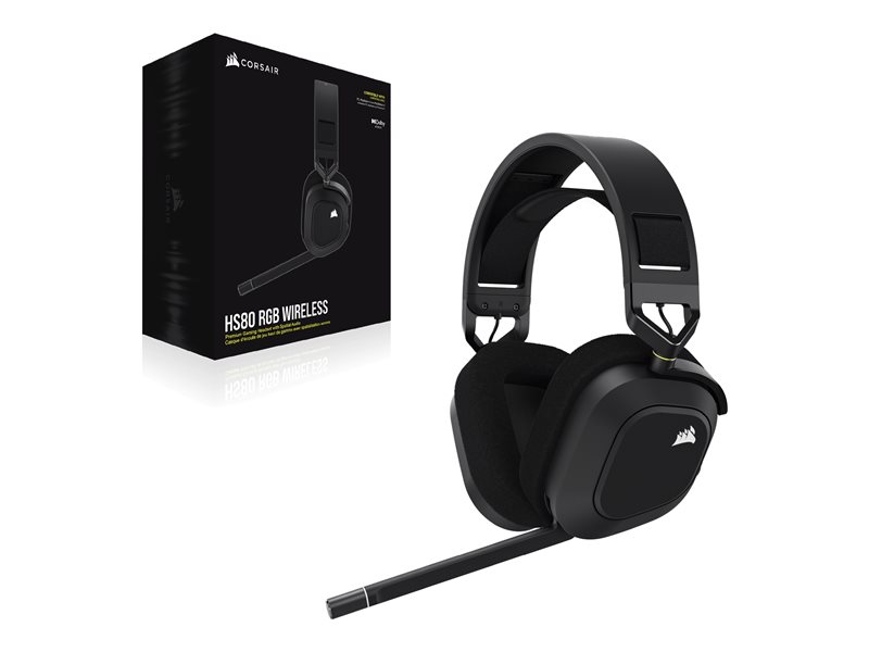 CORSAIR HS80 RGB USB Headset Carbon EU