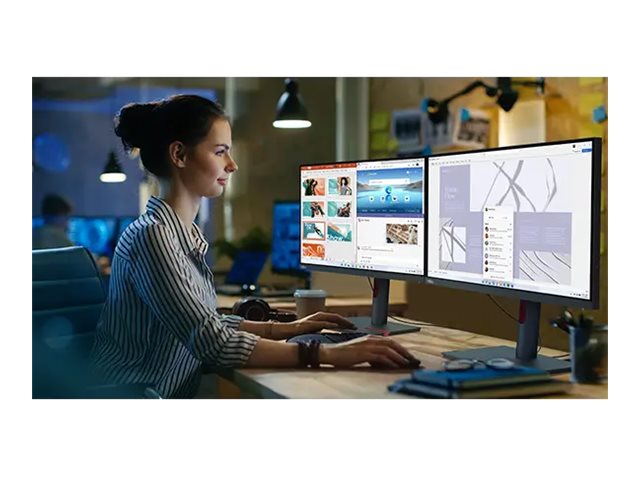 LENOVO ThinkVision P24q-30 23.8inch Monitor HDMI DP 4xUSB 3.2