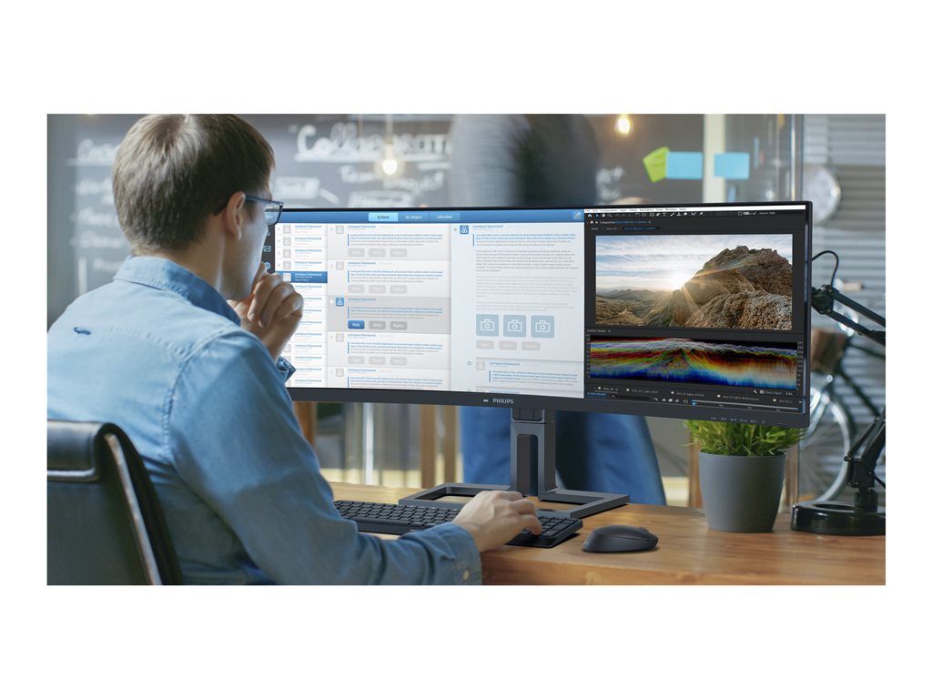 PHILIPS 44.5inch 5120x1440 VA Curved Monitor