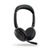 JABRA Evolve2 65 Flex UC Stereo Headset on-ear Bluetooth wireless active noise cancelling USB-C black Optimised for UC