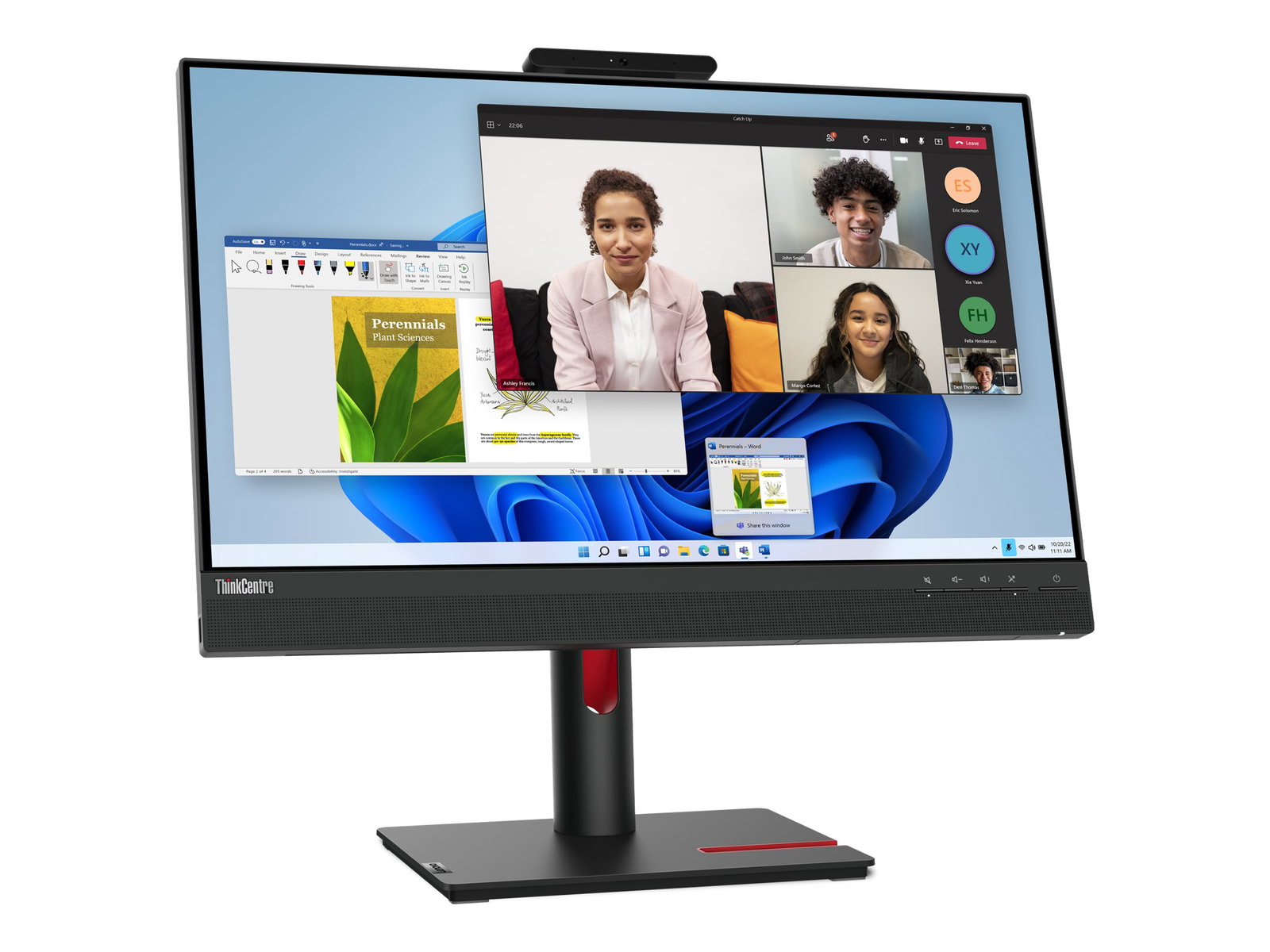 LENOVO ThinkCentre Tiny-in-One 24 Gen 5 LED monitor 24inch 1920x1080 Full HD (1080p) IPS 250cd/m2 HDMI DisplayPort speakers 3y