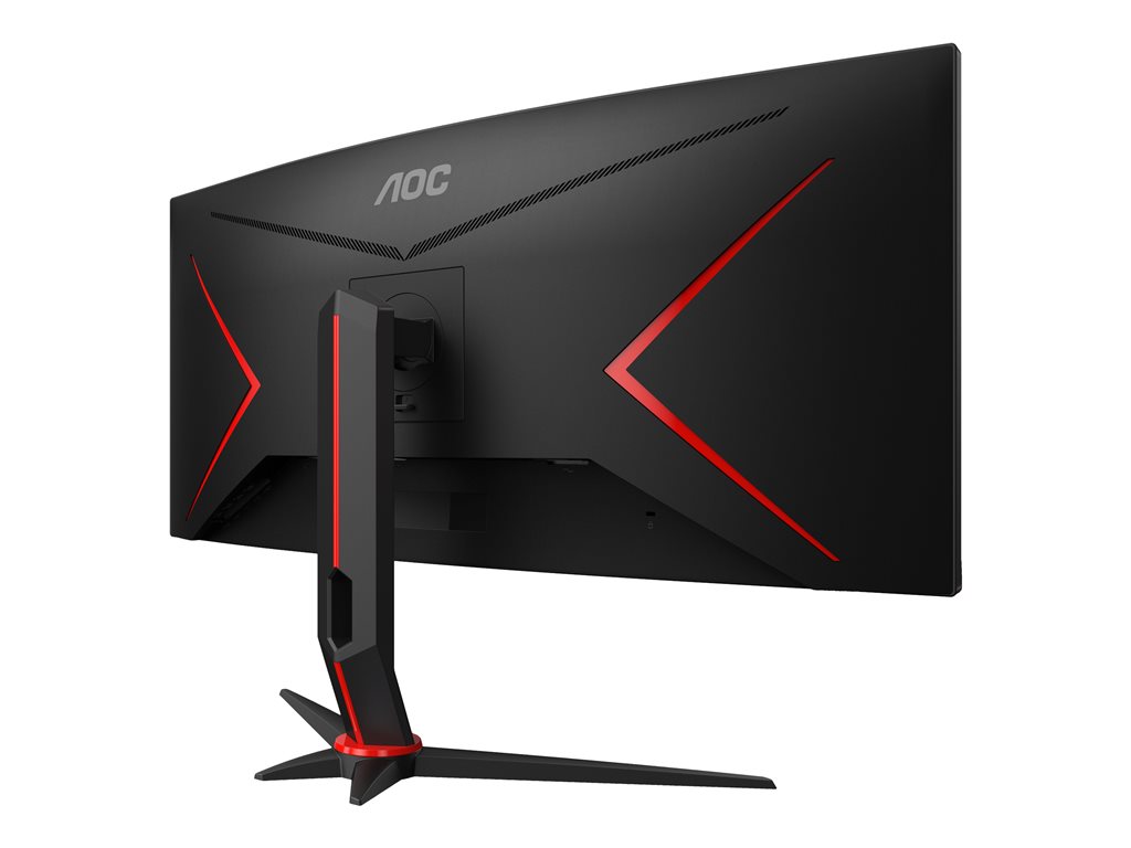 AOC CU34G2XP/BK 34inch 3440x1440 VA 180hz High adjustable Stand HDR400 Freesync Premium USB HUB 4x3.0 2xDP 2xHDMI